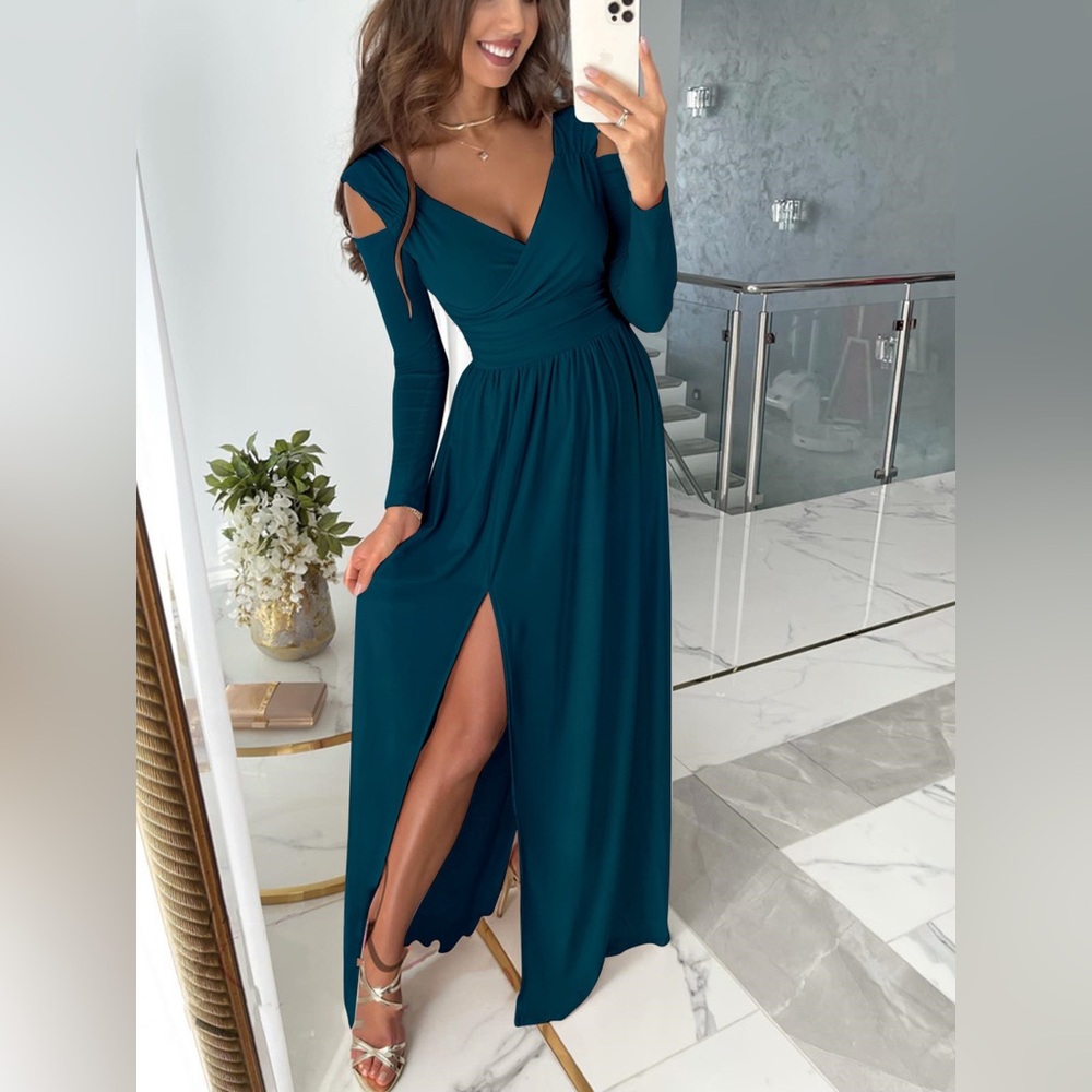 Long Sleeve Summer Maxi Dress